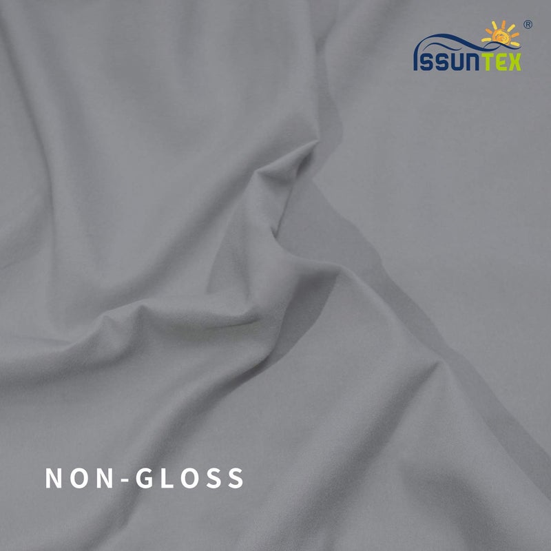 ISSUNTEX 10X24 ft Background Muslin Backdrop, Photo Studio, Collapsible High Density Screen for Video Photography and Television-Gray - Image 5